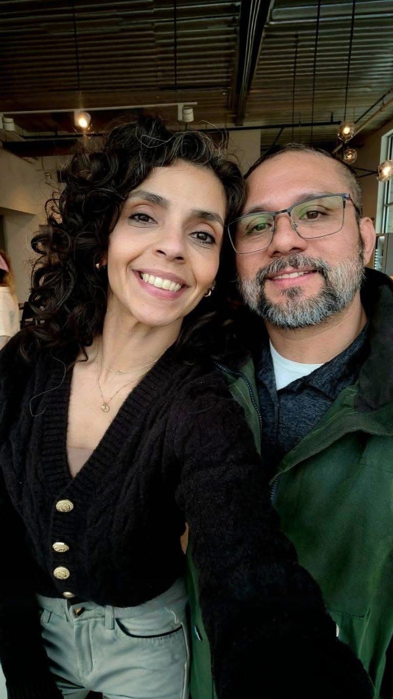 Juan with his wife Olga